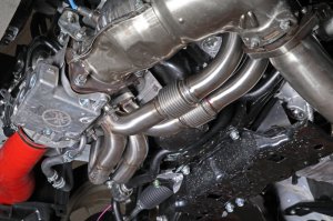 Subaru Ascent Performance Exhaust - Perrin Performance - Equal Length Header - Brushed SS - `19-`25